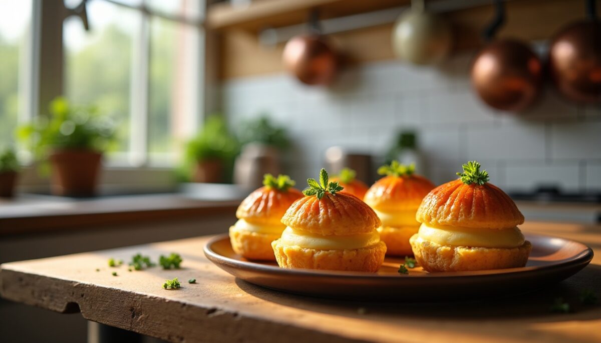 Cannelés revisités façon profiteroles au fromage frais : une recette gourmande et originale