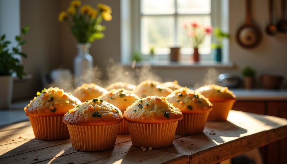 Muffins Légers aux Knackis et Herbes Aromatiques : La Recette Savoureuse et Facile
