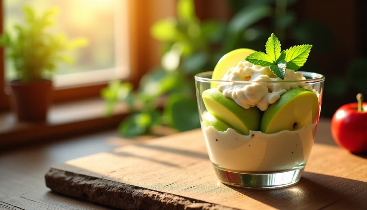 Délice croquant : Verrines pomme verte et tourteau au fromage frais, une recette pleine de fraîcheur