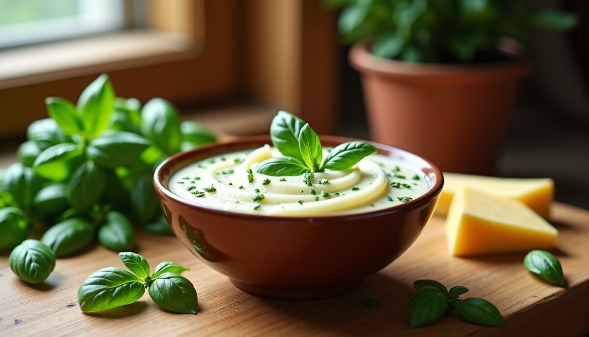 Délicieuse Sauce au Basilic et Fromage Frais : La Recette Facile à Tester !