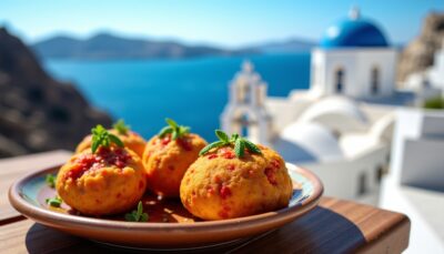 Découvrez les Tomatokeftedes : Les Beignets Tomates Authentiques de Santorin