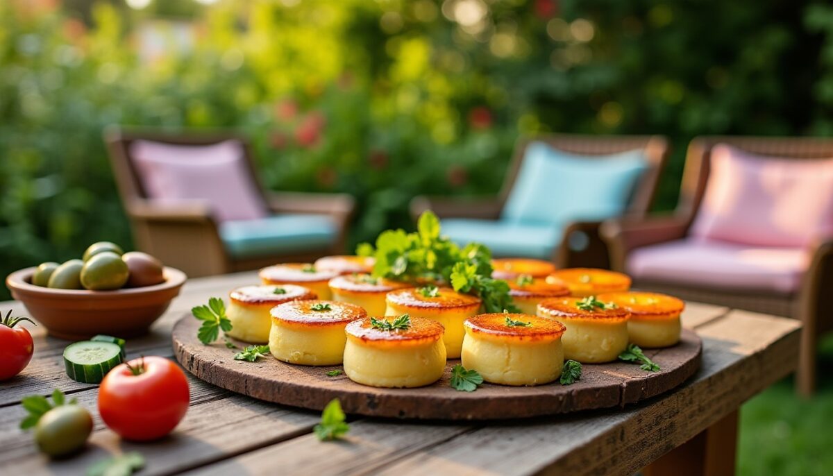 En 10 minutes et avec seulement 3 œufs : découvrez les mini-flans salés express, les indispensables de vos apéros d'été !