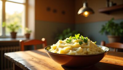 Substituer le lait par de la crème liquide pour une purée plus onctueuse et gourmande