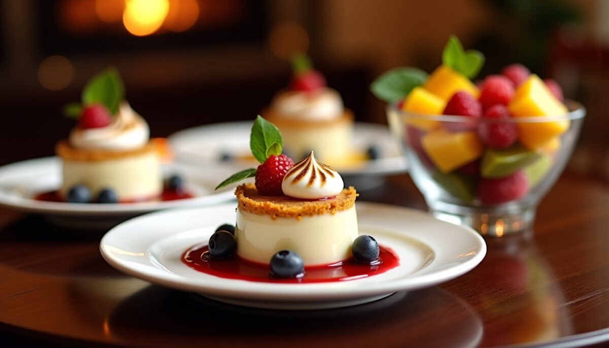 Desserts légers et gourmands pour conclure un repas de lasagnes en douceur