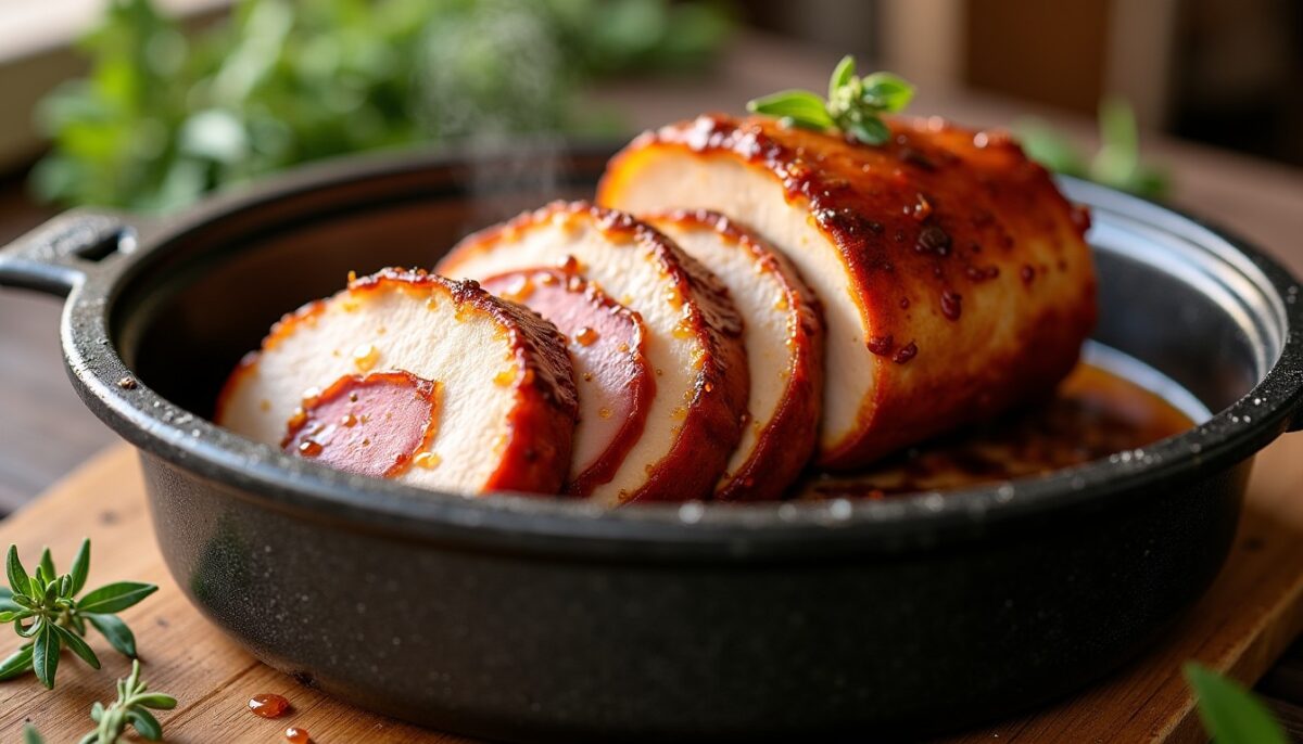 Rôti de porc Orloff en cocotte en fonte : recette gourmande et astuces pour une cuisson parfaite