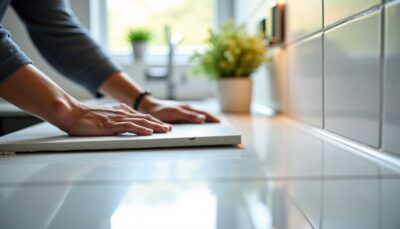 Renouvelez votre crédence sans toucher au carrelage existant