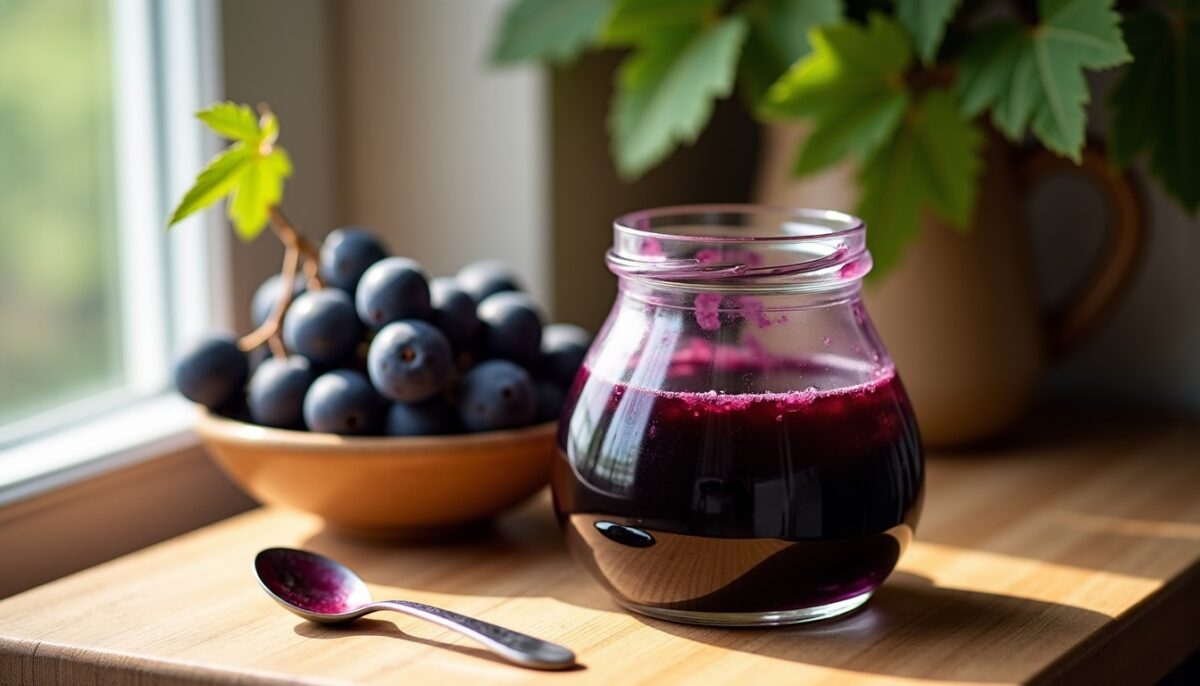 Préparez votre gelée de raisins noirs maison : une recette facile et pleine de saveurs