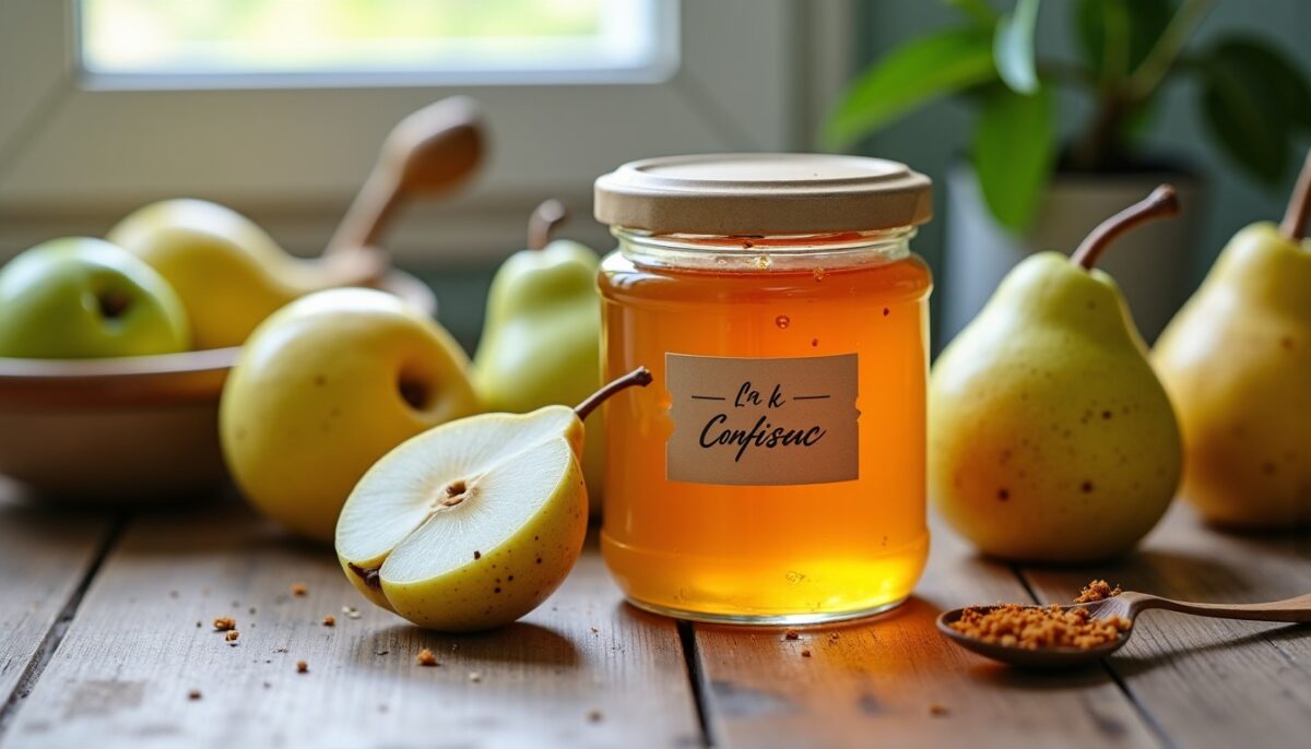 Recette simple et réussie de confiture de poires au Confisuc