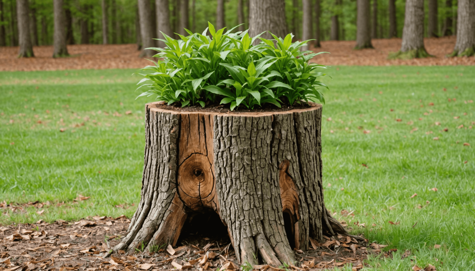 Cinq façons astucieuses de transformer un tronc d’arbre coupé en
