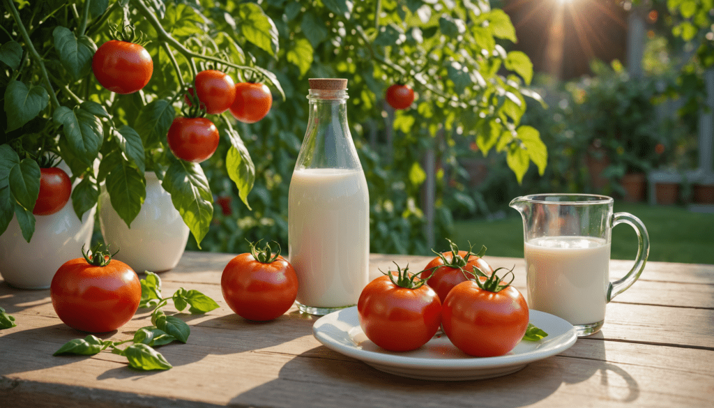 découvrez comment le lait peut devenir votre meilleur allié pour protéger vos tomates des maladies et des ravageurs. apprenez des astuces simples et efficaces pour utiliser ce produit naturel et favoriser la santé de vos plantes tout en améliorant votre récolte.
