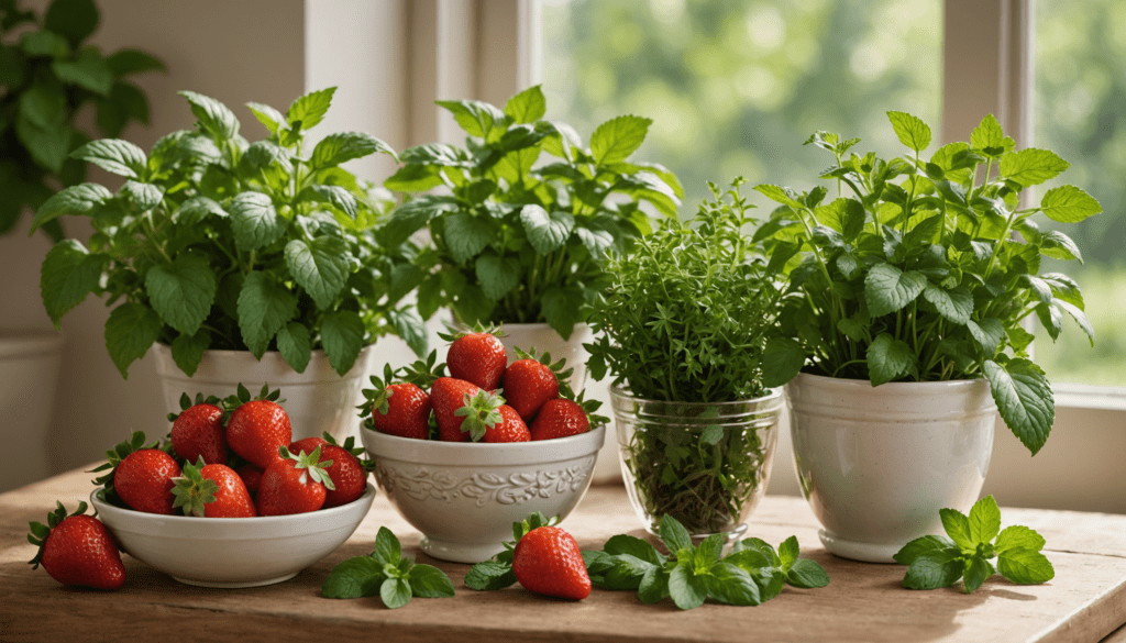 découvrez comment rehausser le goût de vos fraises avec quatre herbes aromatiques délicieuses. apprenez à associer ces plantes savoureuses pour créer des accords parfaits et sublimer vos desserts, salades et plats estivaux.