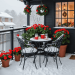 transformez votre balcon en un véritable havre hivernal pour vos géraniums grâce à notre technique infaillible. apprenez à protéger vos plantes des rigueurs de l'hiver tout en embellissant votre espace extérieur. profitez d'un environnement fleuri même en saison froide!