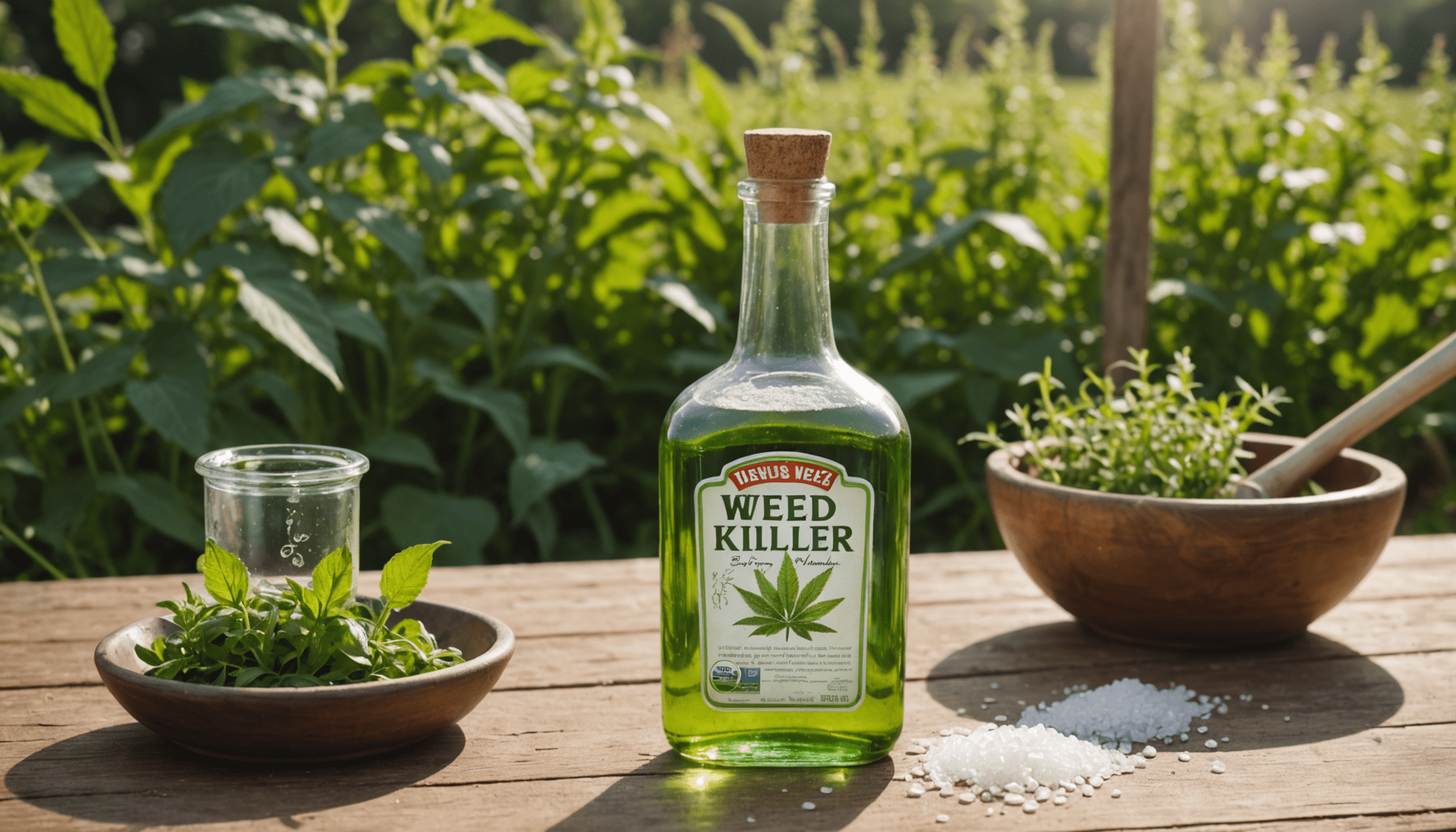 apprenez à fabriquer un désherbant naturel efficace en utilisant des ingrédients simples comme du vinaigre et du sel. cette méthode écologique vous permettra d'éliminer les mauvaises herbes sans nuire à l'environnement. suivez notre guide facile et profitez d'un jardin sain et propre !