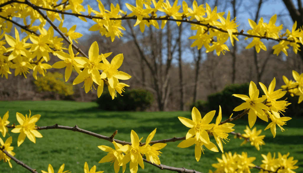 préparez votre forsythia à l’arrivée du printemps et profitez d’une explosion de fleurs jaunes éclatantes grâce à nos conseils d’entretien et de taille adaptés à cette saison.