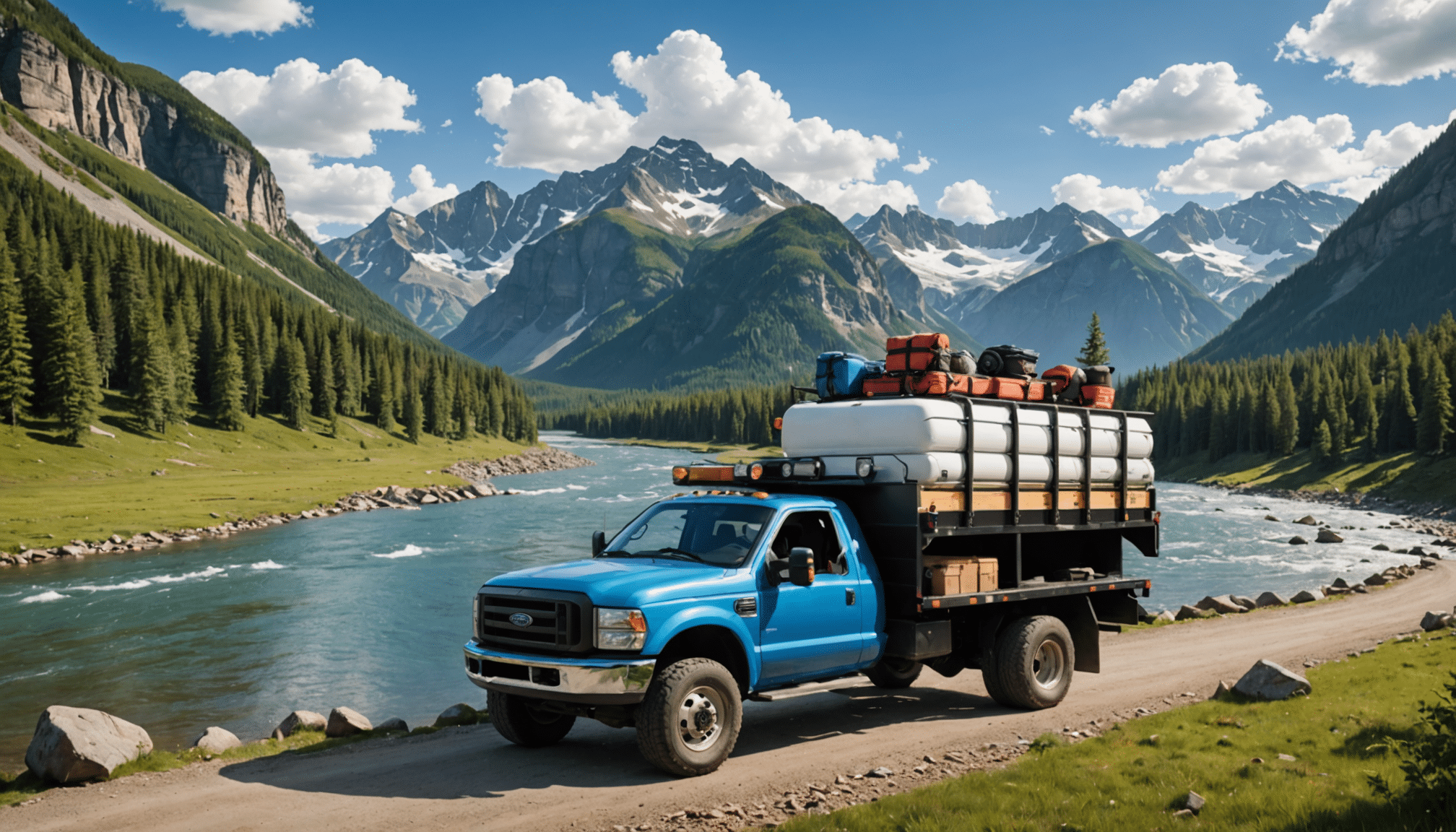 découvrez la liberté d'explorer de nouveaux horizons avec un camion plateau. partez à l'aventure et transportez vos équipements avec style et aisance, tout en profitant des paysages magnifiques et des expériences inoubliables.