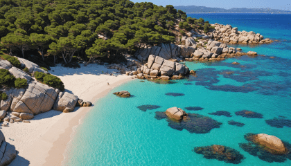découvrez palombaggia, l'une des plus belles plages de corse, avec ses eaux cristallines, son sable fin et un cadre naturel époustouflant. parfait pour des vacances inoubliables au cœur de la méditerranée.