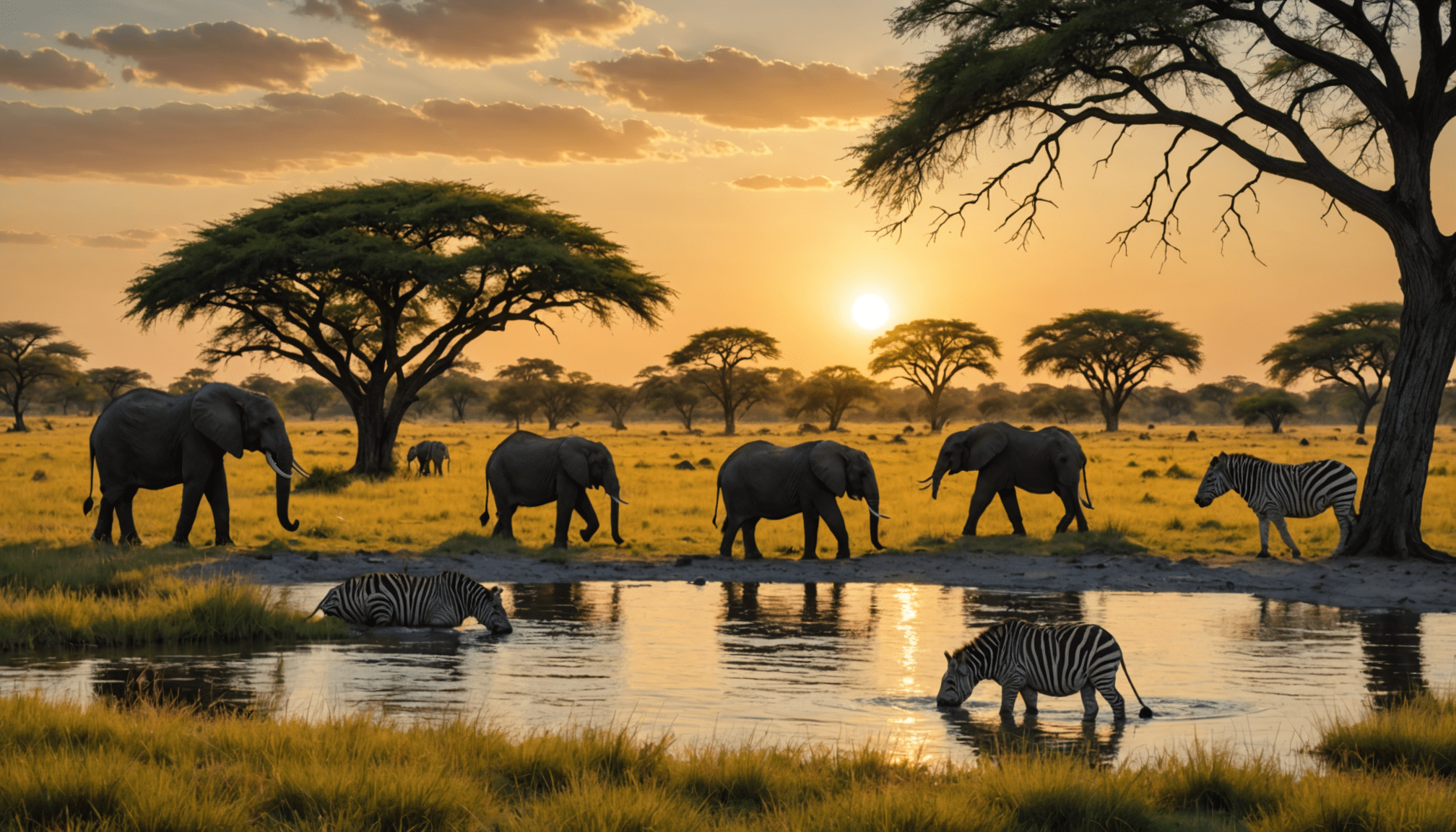 explorez le parc national de chobe avec notre guide complet. profitez des paysages spectaculaires, de la faune sauvage incroyable et des activités inoubliables pour planifier votre visite idéale.