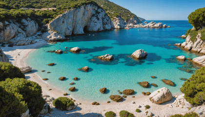 découvrez cala mariolu, une plage idyllique située à baunei, en sardaigne. plongez dans ses eaux cristallines et admirez ses paysages à couper le souffle, idéal pour les amateurs de nature et de détente.