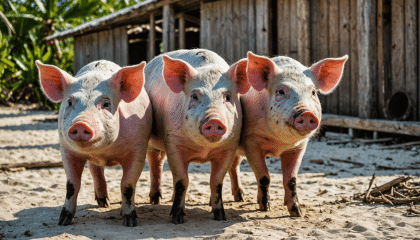 vivez une aventure unique aux bahamas en nagant avec des cochons dans un cadre paradisiaque. découvrez ces animaux charmants dans des eaux cristallines et créez des souvenirs inoubliables lors de cette expérience exceptionnelle.