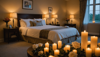 découvrez l'évasion idéale pour un séjour romantique avec notre chambre équipée d'un jacuzzi. plongez dans une ambiance intime et relaxante, parfaite pour célébrer l'amour et créer des souvenirs inoubliables.