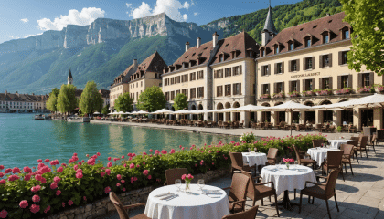 découvrez les meilleurs hôtels 4 étoiles d'annecy pour un séjour inoubliable. profitez de confort, de services haut de gamme et d'une vue imprenable sur le lac et les montagnes. réservez votre escapade dès maintenant !