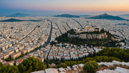 explorez la colline lycabette à athènes et profitez d'un panorama spectaculaire sur la ville. idéal pour les amoureux de la nature et les passionnés d'histoire, ce site emblématique offre une vue imprenable sur les monuments historiques et le paysage urbain. ne manquez pas cette expérience inoubliable.