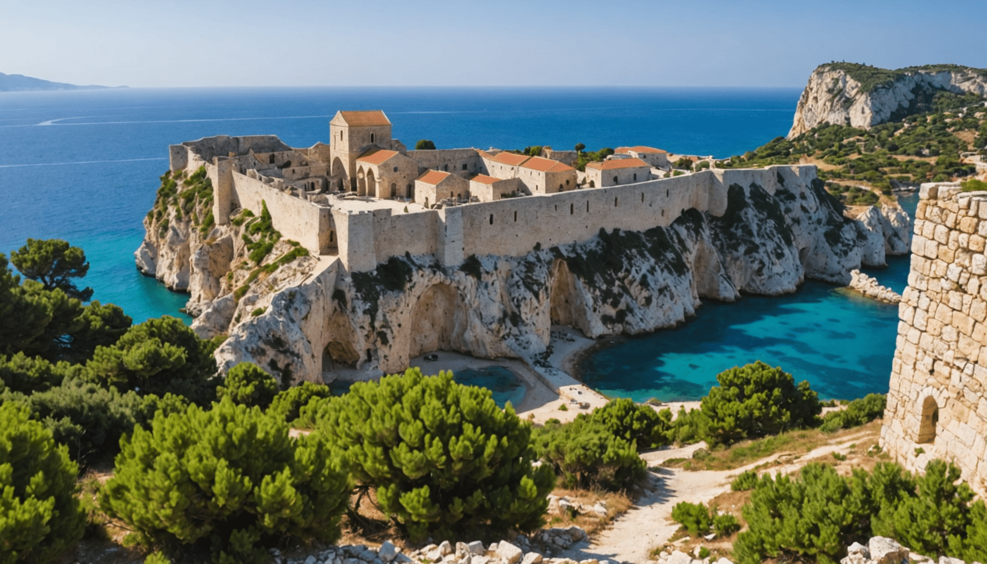 explorez le château vénitien de zakynthos, un joyau historique qui surplombe l'une des plus belles îles grecques. plongez dans son riche passé, admirez son architecture impressionnante et laissez-vous séduire par les vues à couper le souffle sur la mer ionienne.
