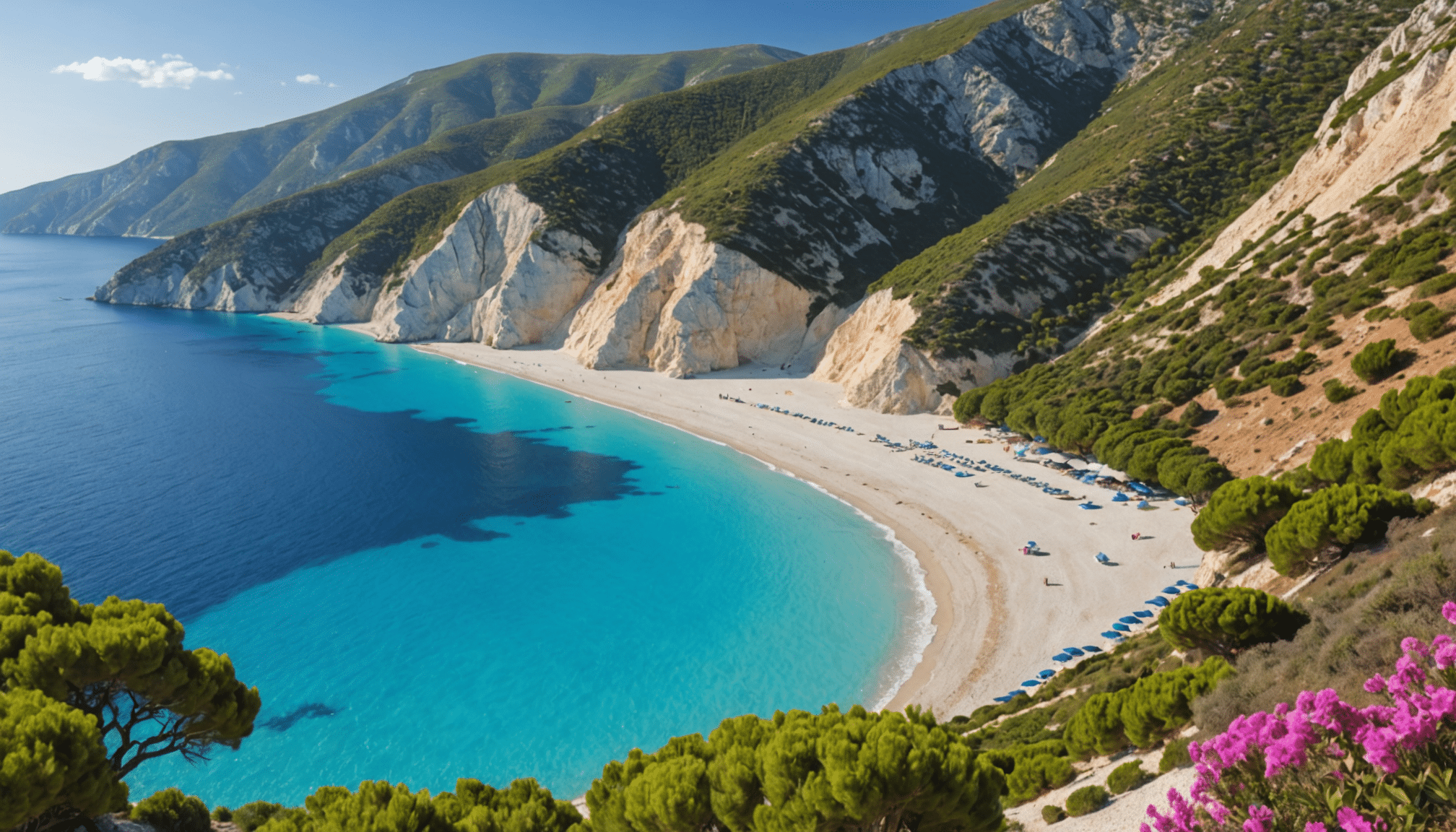 découvrez la plage de myrtos à céphalonie, un véritable trésor de beauté naturelle. entre ses eaux turquoise cristallines et ses falaises majestueuses, cet endroit incontournable vous promet une expérience inoubliable. plongez dans un cadre idyllique et laissez-vous envoûter par la magie de ce coin de paradis.