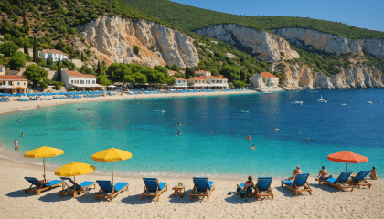 plongez au cœur de la beauté de la plage d'antisamos, un trésor caché de céphalonie. découvrez ses eaux cristallines, ses paysages époustouflants et l'atmosphère paisible qui en font une destination incontournable pour les amoureux de la nature et des plages ensoleillées.