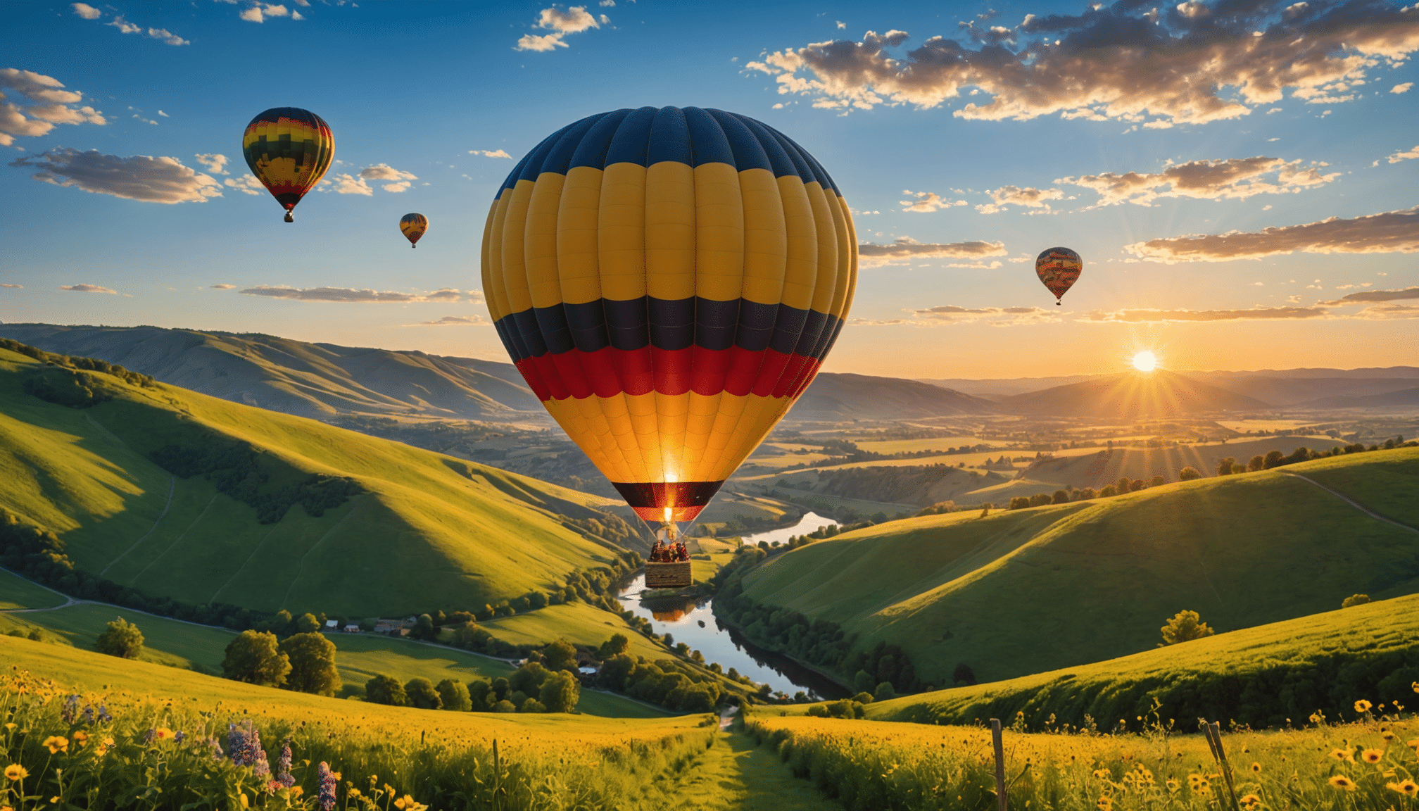 découvrez l'émotion de l'envol et le panorama époustouflant des paysages, en vous offrant une balade inoubliable en montgolfière. vivez des moments de pure magie et d'émerveillement au cœur des cieux.
