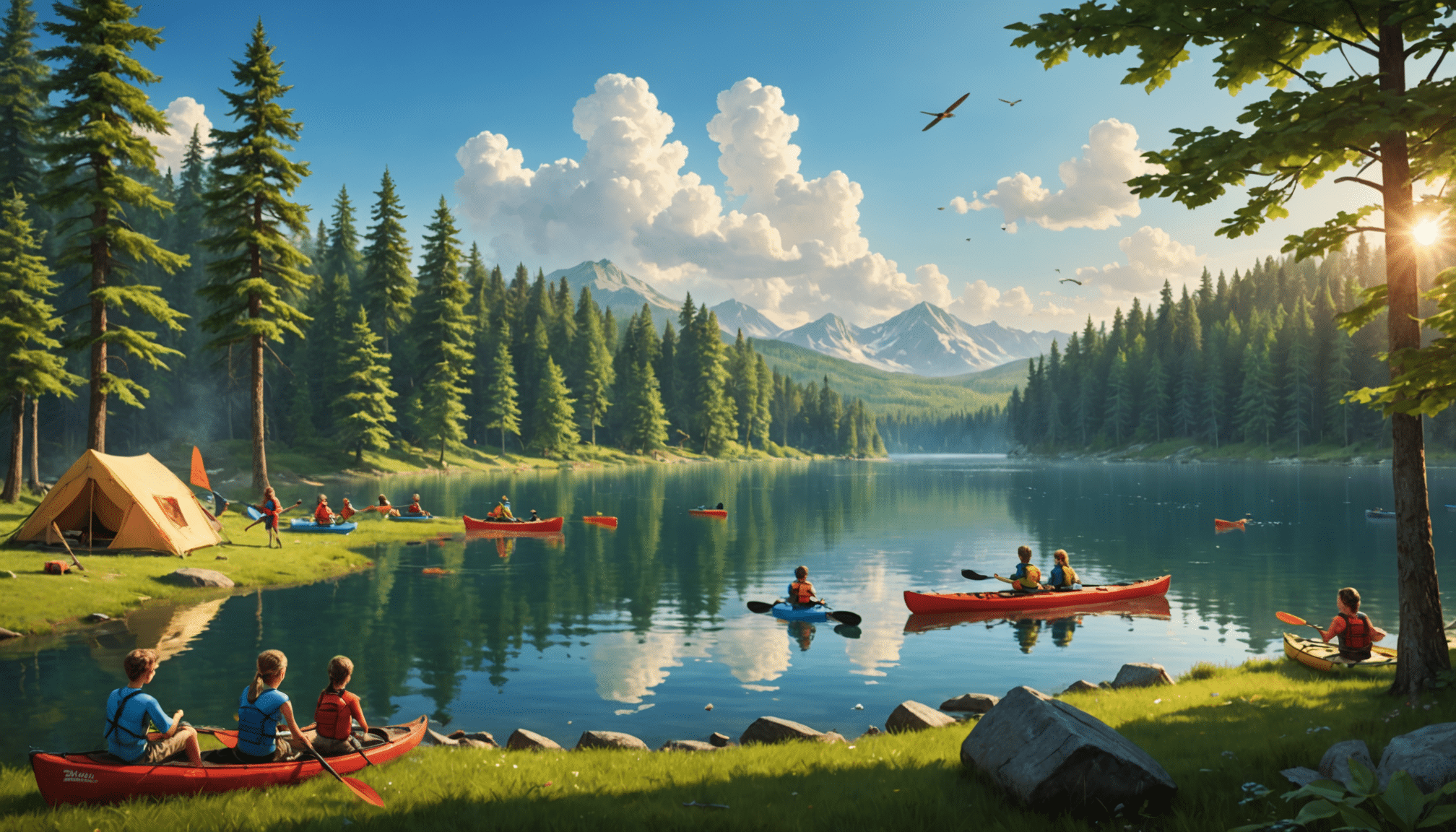découvrez l'univers captivant des camps d'été, où aventures et nouvelles amitiés s'entremêlent ! une expérience inoubliable pour les jeunes, entre activités sportives, apprentissages et souvenirs marquants.