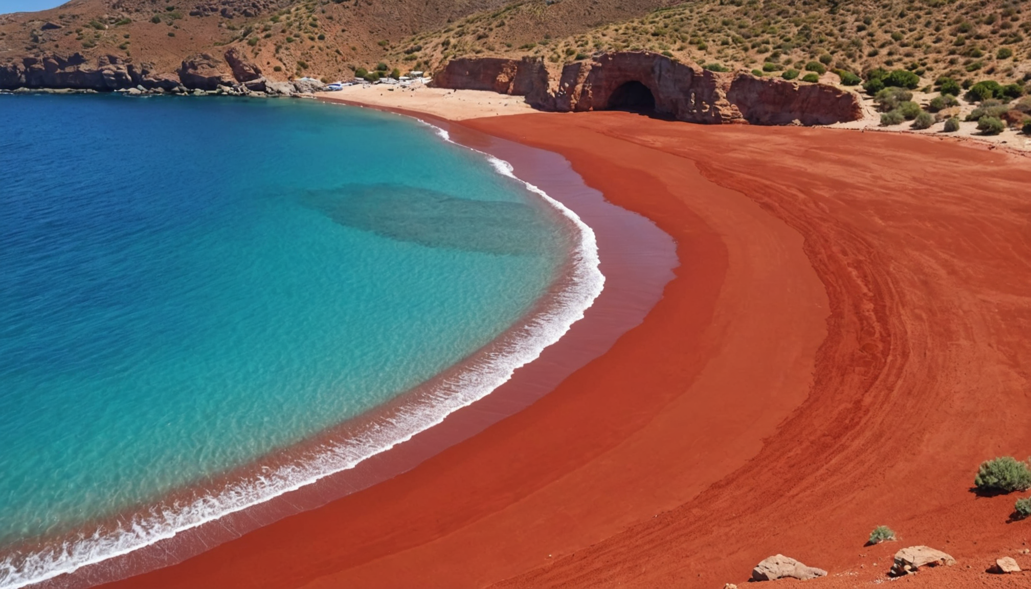 explorez la plage rouge en crète, une merveille naturelle aux sables rouges et eaux cristallines. découvrez ce joyau caché de l'île, parfait pour les amoureux de paysages uniques et de détente au soleil.