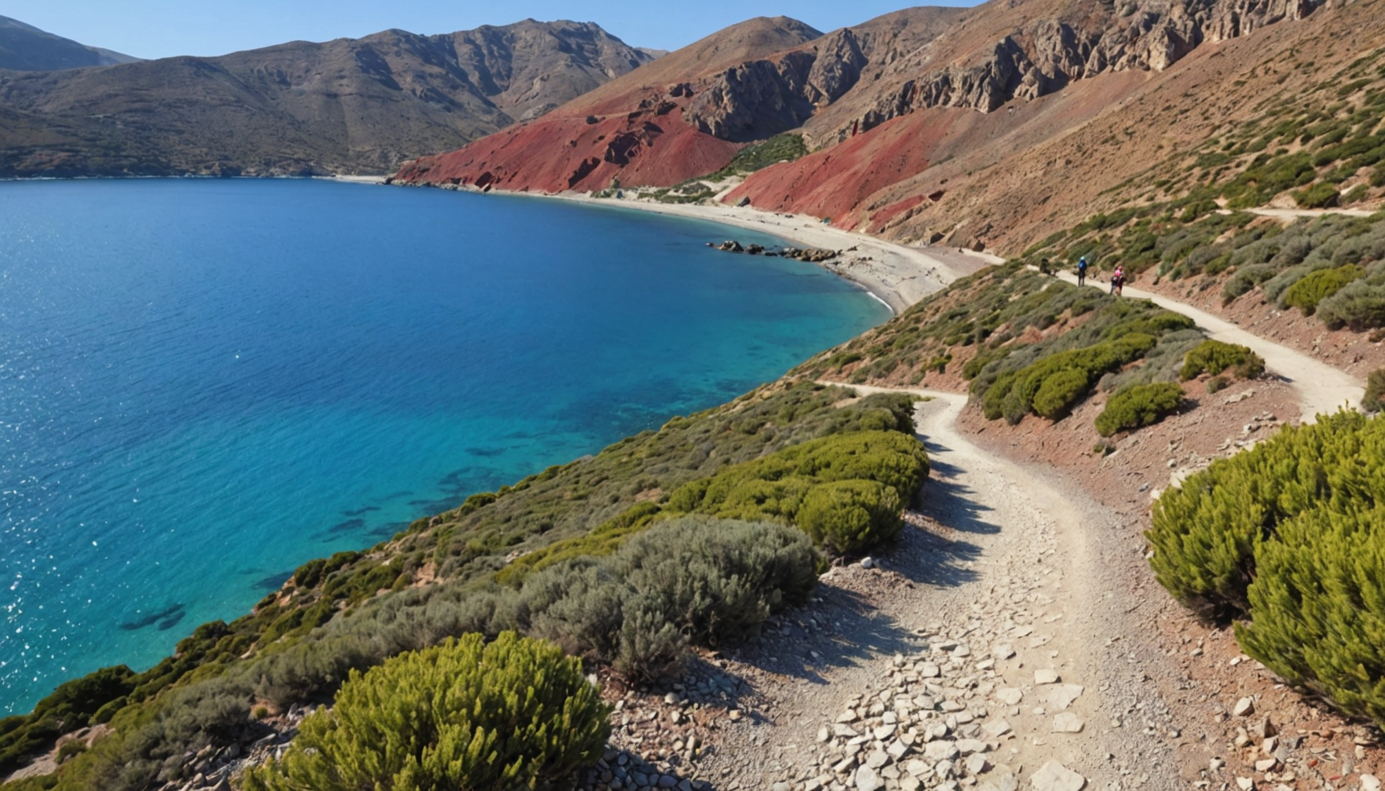 explorez la plage rouge en crète, un joyau naturel à la beauté saisissante, parfait pour les amateurs de paysages uniques et de détente sur l'île.