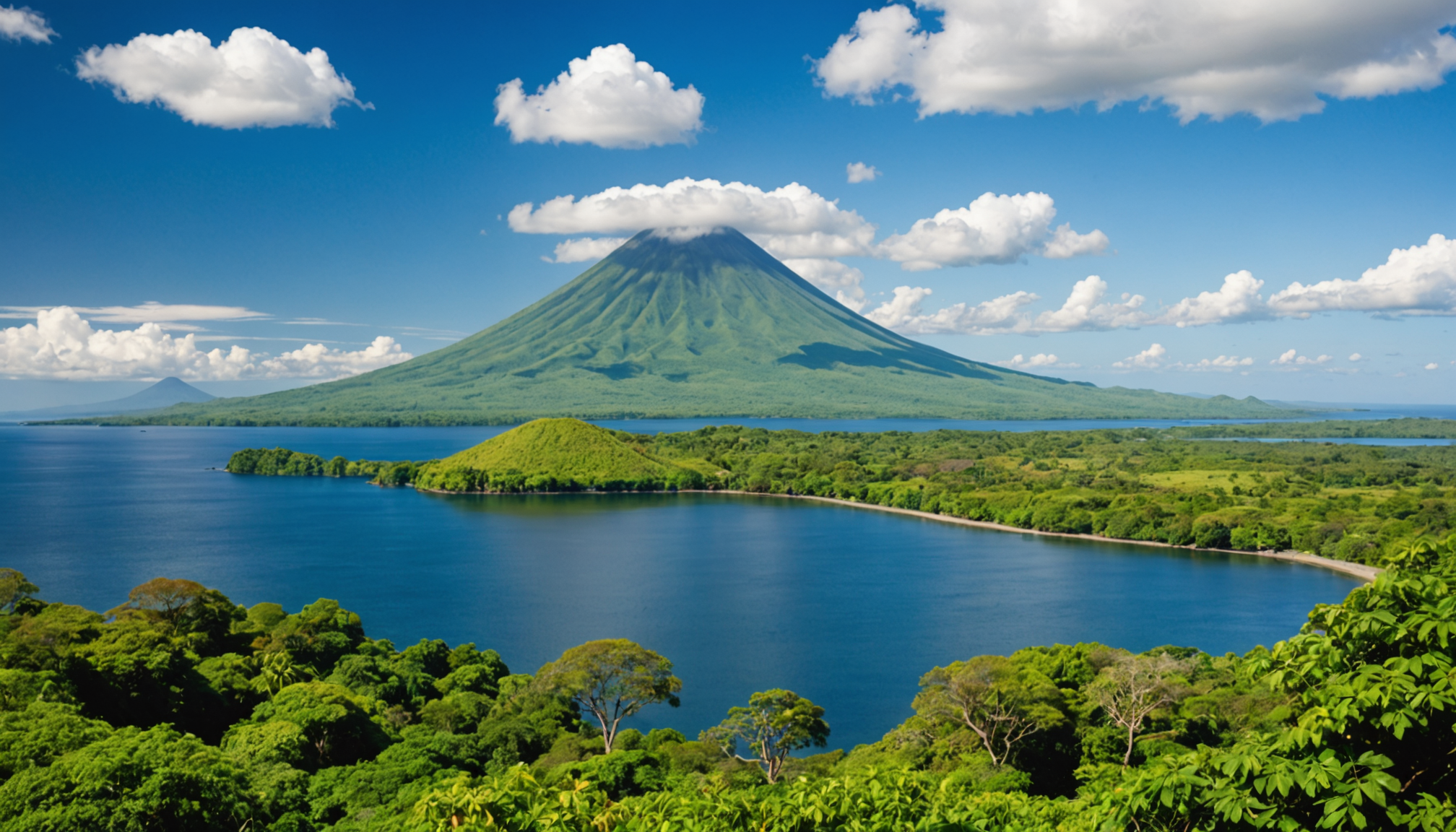partez à la découverte de l'île ometepe, véritable joyau du nicaragua, entre volcans majestueux, forêts luxuriantes et plages paisibles. un lieu unique pour les amoureux de nature et d'aventure !