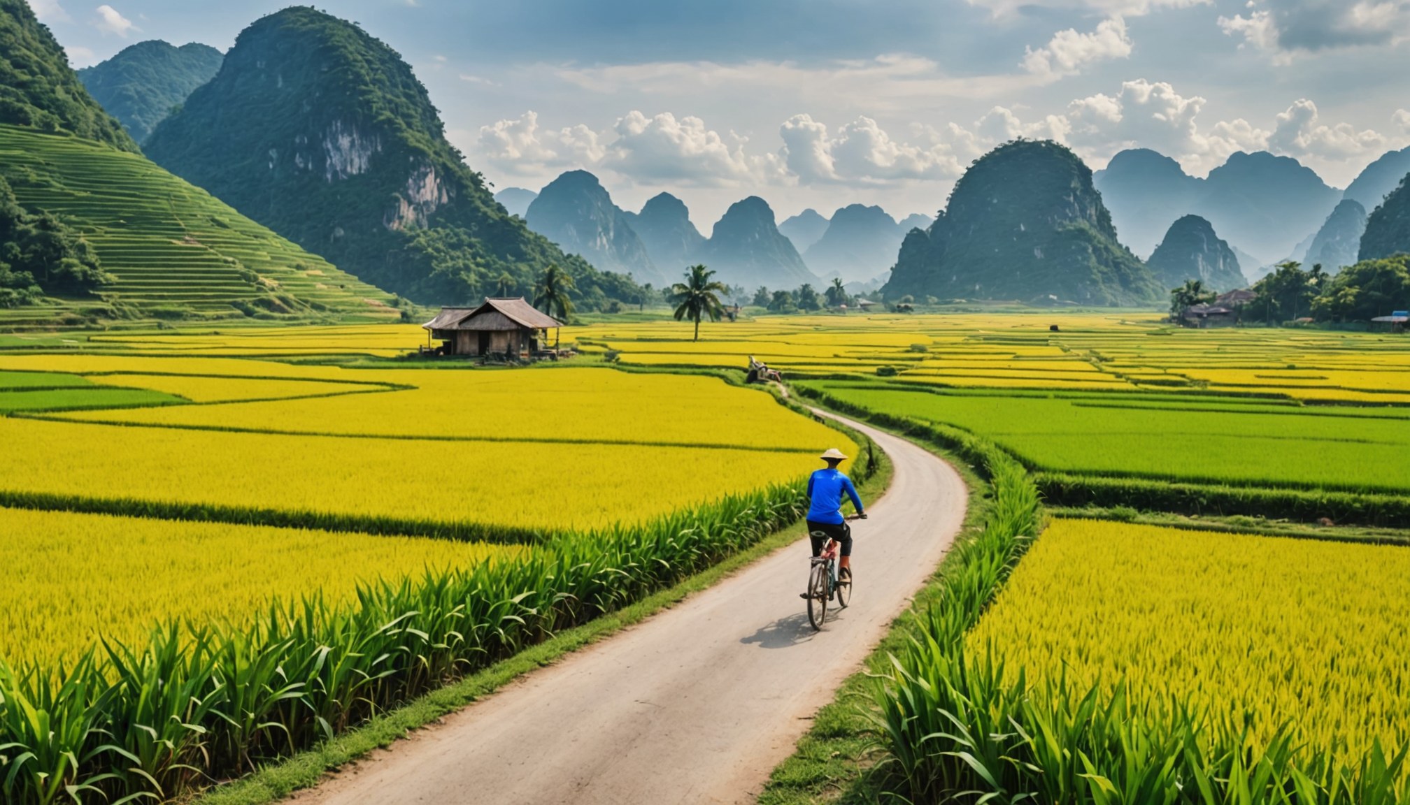 partez à l’aventure et découvrez le vietnam autrement avec notre sélection de trois itinéraires à vélo incontournables. paysages époustouflants, rencontres authentiques et culture vibrante vous attendent !