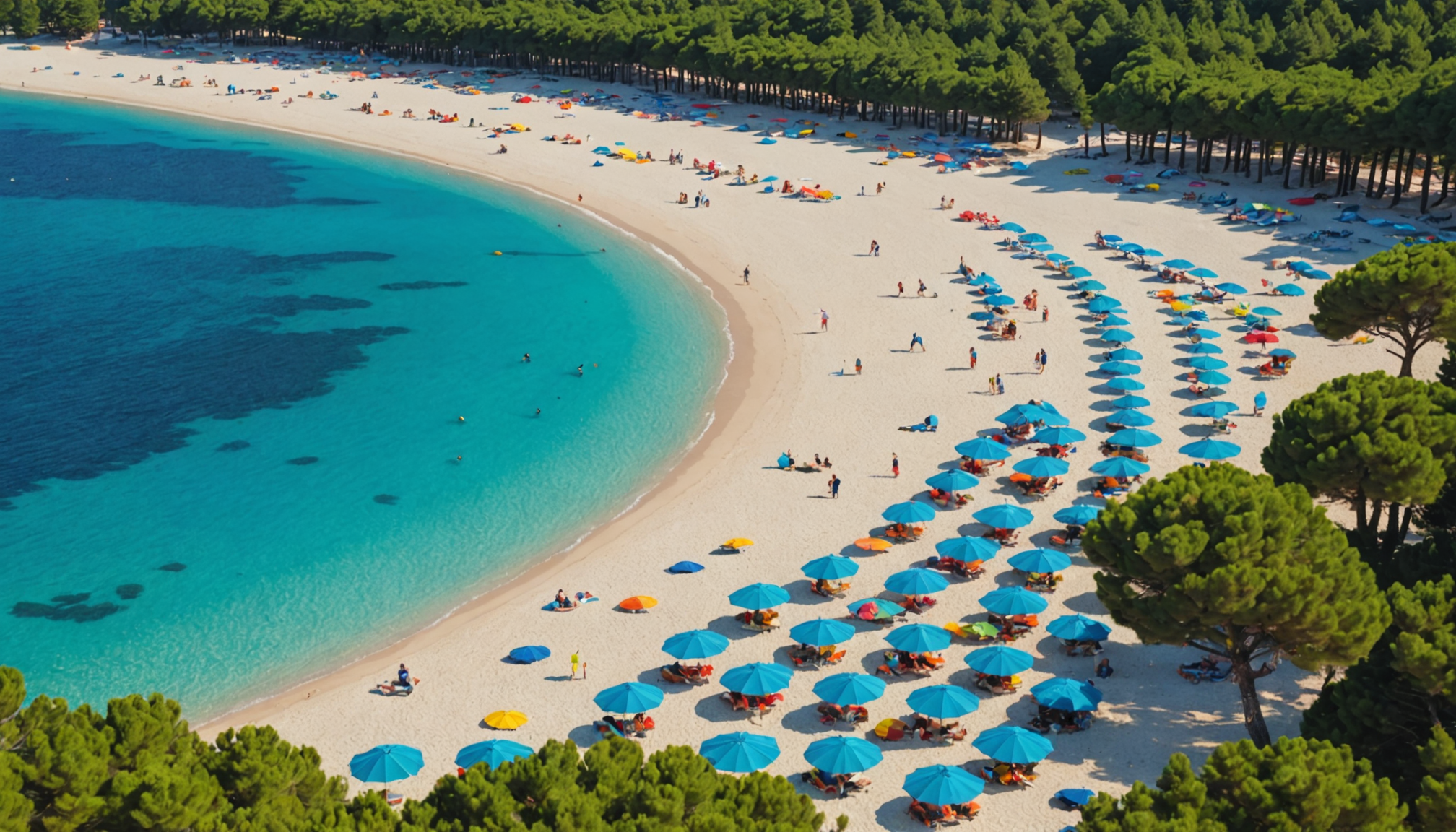 découvrez la plage de zlatni rat, symbole de la croatie, célèbre pour sa forme unique et ses eaux cristallines. un lieu emblématique à visiter pour les amoureux de la mer et de paysages exceptionnels.