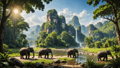 explorez la beauté sauvage du parc national de khao yai en thaïlande : faune exceptionnelle, paysages luxuriants et aventures inoubliables vous y attendent pour une escapade nature hors du commun.