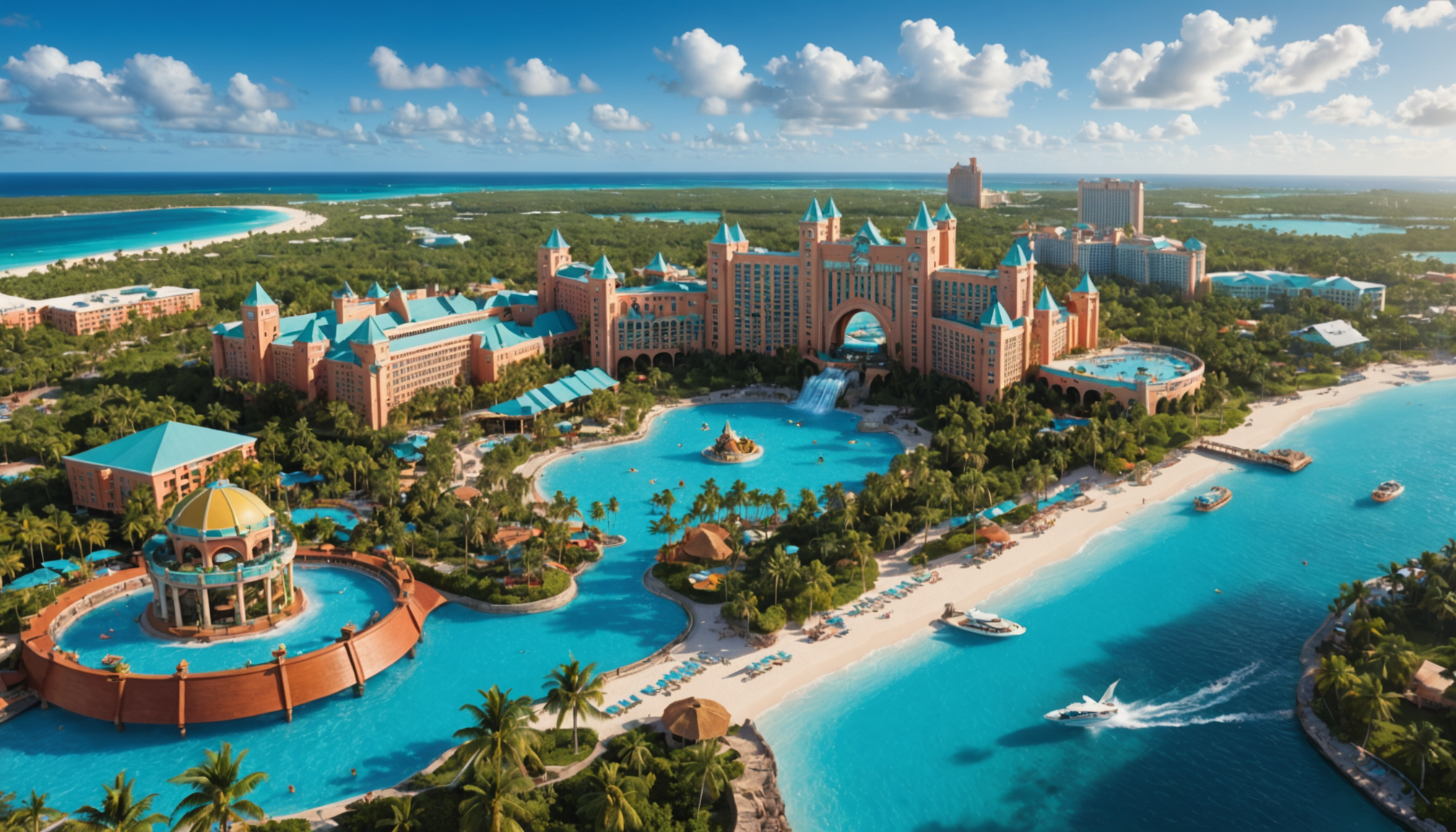 découvrez atlantis paradise island, un vaste complexe nautique et de loisirs situé au cœur des bahamas, offrant des attractions aquatiques exceptionnelles, des plages paradisiaques et des divertissements pour toute la famille.