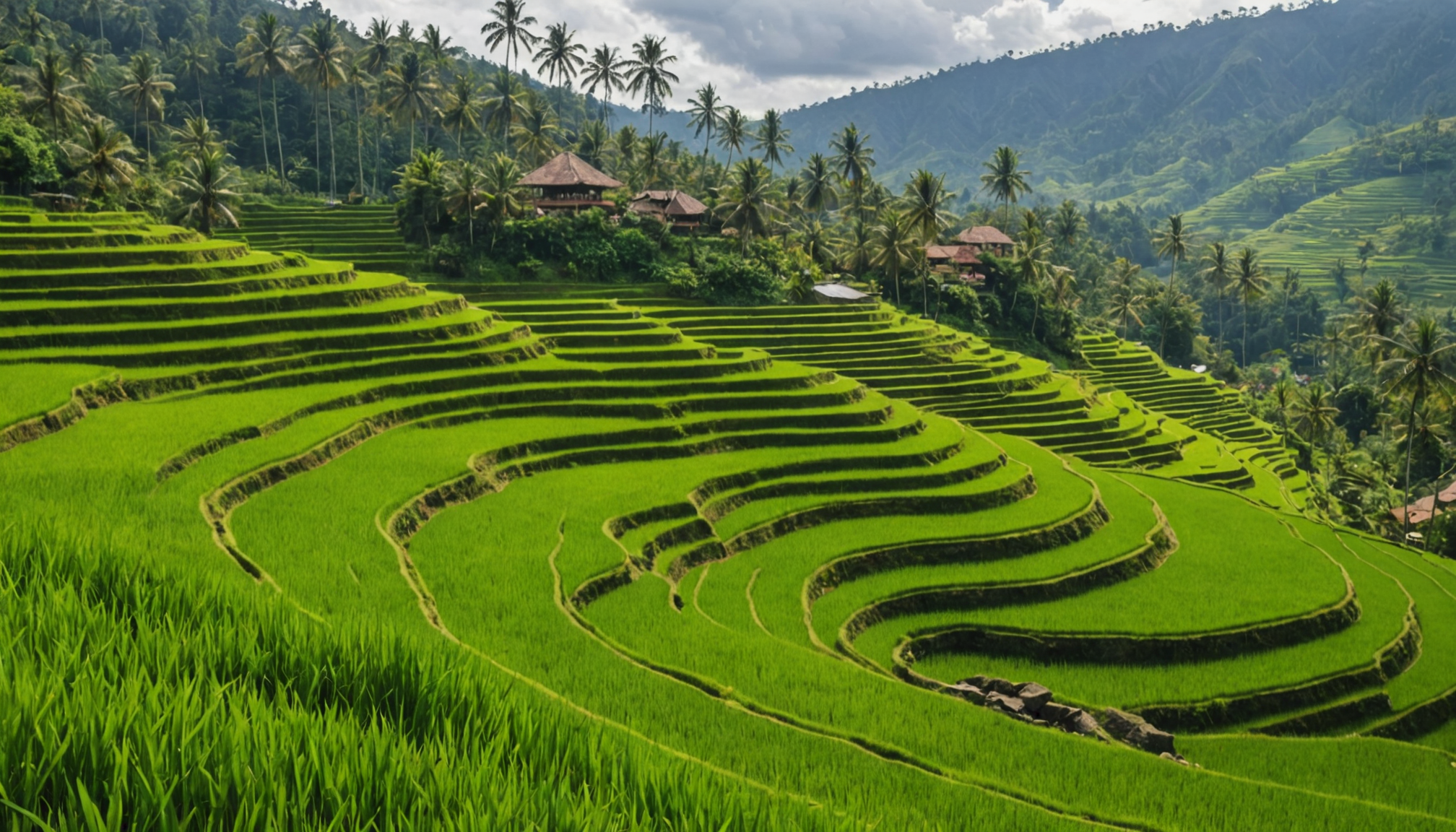 découvrez jatiluwih, un site naturel exceptionnel à bali célèbre pour ses sublimes rizières en terrasses. plongez dans un paysage verdoyant et authentique, idéal pour les amoureux de la nature en quête d’évasion et de panoramas à couper le souffle.