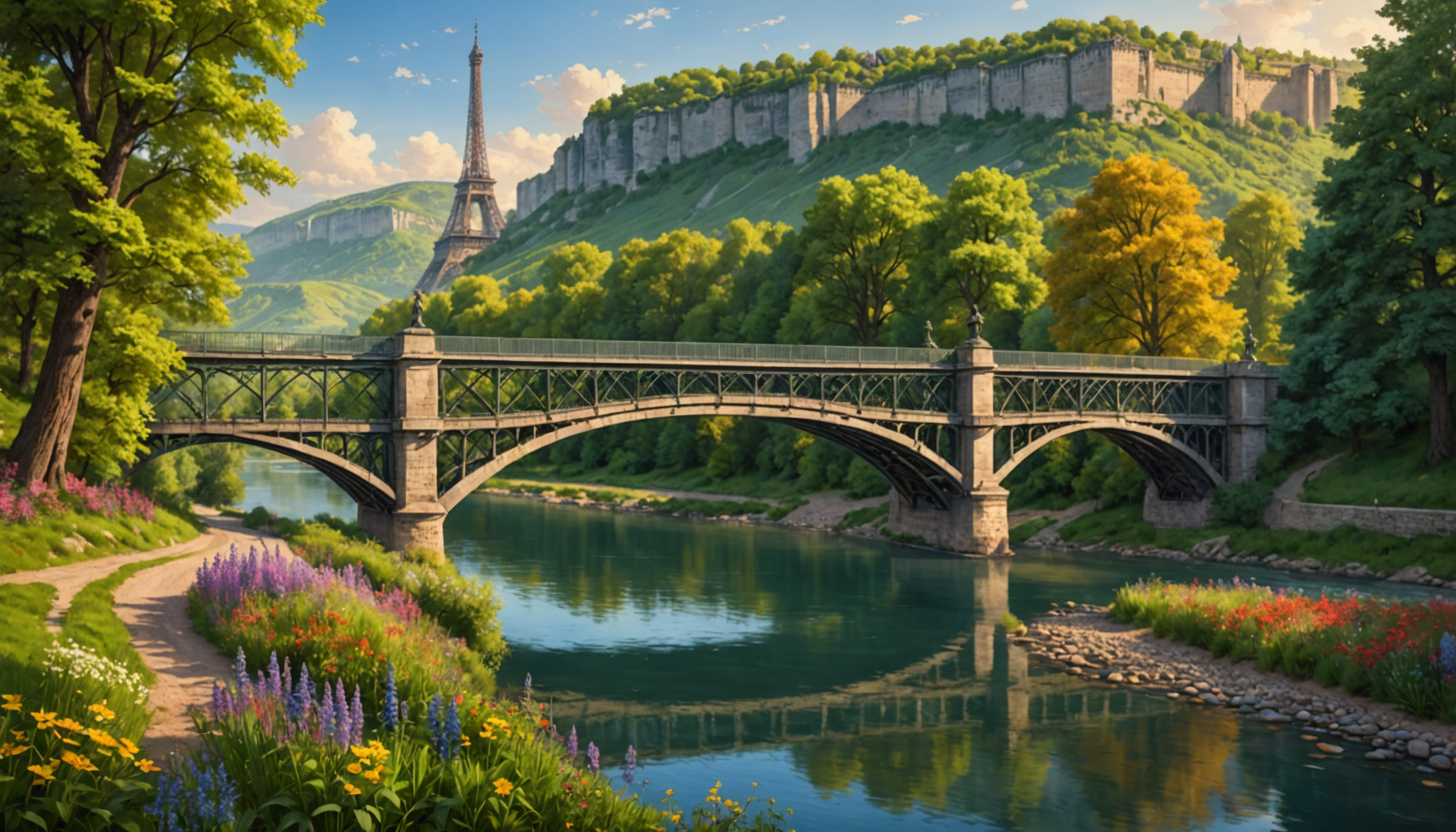 explorez le pont eiffel sur la rivière tsemistskali, un joyau caché mêlant histoire et architecture unique. parfait pour les amoureux de découvertes et de panoramas exceptionnels.