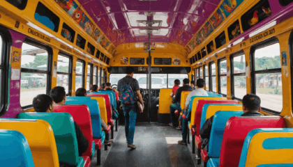 partez à la découverte des chicken buses au guatemala : ces célèbres bus colorés, symbole de la culture guatémaltèque, offrent une expérience authentique et unique pour explorer le pays en immersion totale.