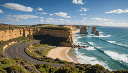 découvrez la légendaire great ocean road en australie : une route côtière spectaculaire offrant des paysages à couper le souffle, des formations rocheuses emblématiques et des plages sauvages, idéale pour un road trip inoubliable.