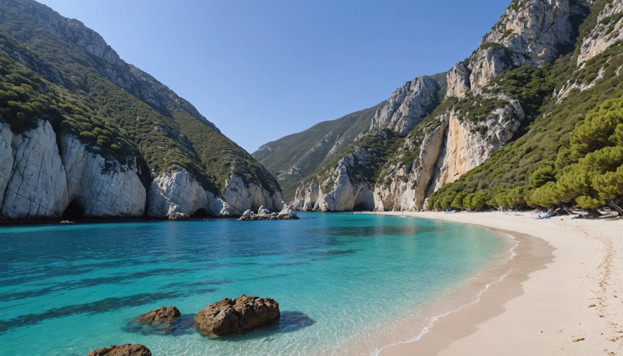 découvrez cala luna, une plage emblématique de sardaigne, accessible après une aventure en randonnée ou en bateau : eaux turquoise, sable doré et paysages spectaculaires vous attendent pour une expérience inoubliable.