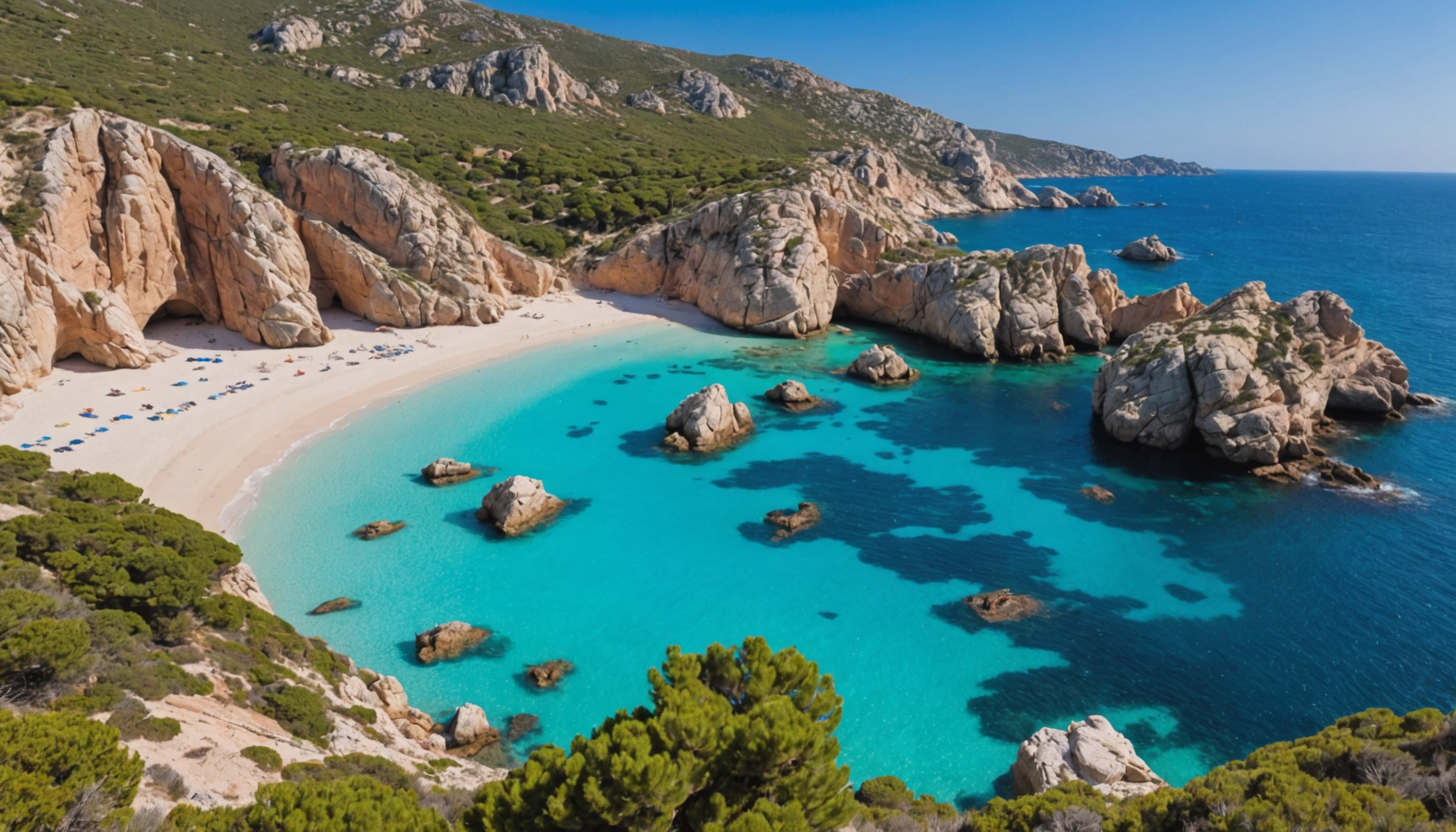explorez cala biriola, une crique époustouflante en sardaigne aux eaux turquoise et plages de sable blanc. un joyau naturel idéal pour la détente et l'aventure en méditerranée !