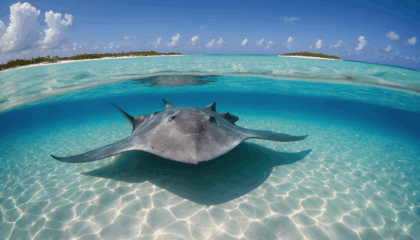 plongez à stingray city à grand cayman et vivez une expérience unique en nageant aux côtés de majestueuses raies dans des eaux cristallines. aventure, émotions et souvenirs inoubliables garantis !
