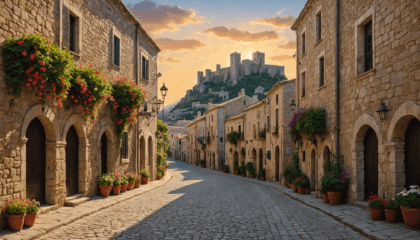 explorez erice, un charmant village médiéval perché en sicile. découvrez ses ruelles pittoresques, son histoire fascinante et des panoramas à couper le souffle pour une expérience authentique en italie.