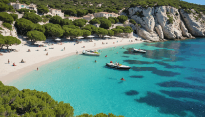 découvrez la plage de piantarella à bonifacio, un lieu idyllique pour se détendre, nager en eaux turquoise et profiter des sports nautiques dans un cadre naturel préservé. idéal pour des moments inoubliables en corse du sud.
