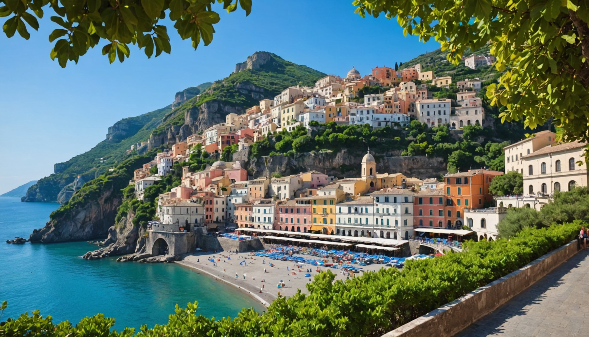 partez à la découverte de maiori, un joyau secret de la côte amalfitaine, célèbre pour ses plages magnifiques, son centre historique charmant et ses paysages pittoresques. idéal pour un séjour authentique en italie.