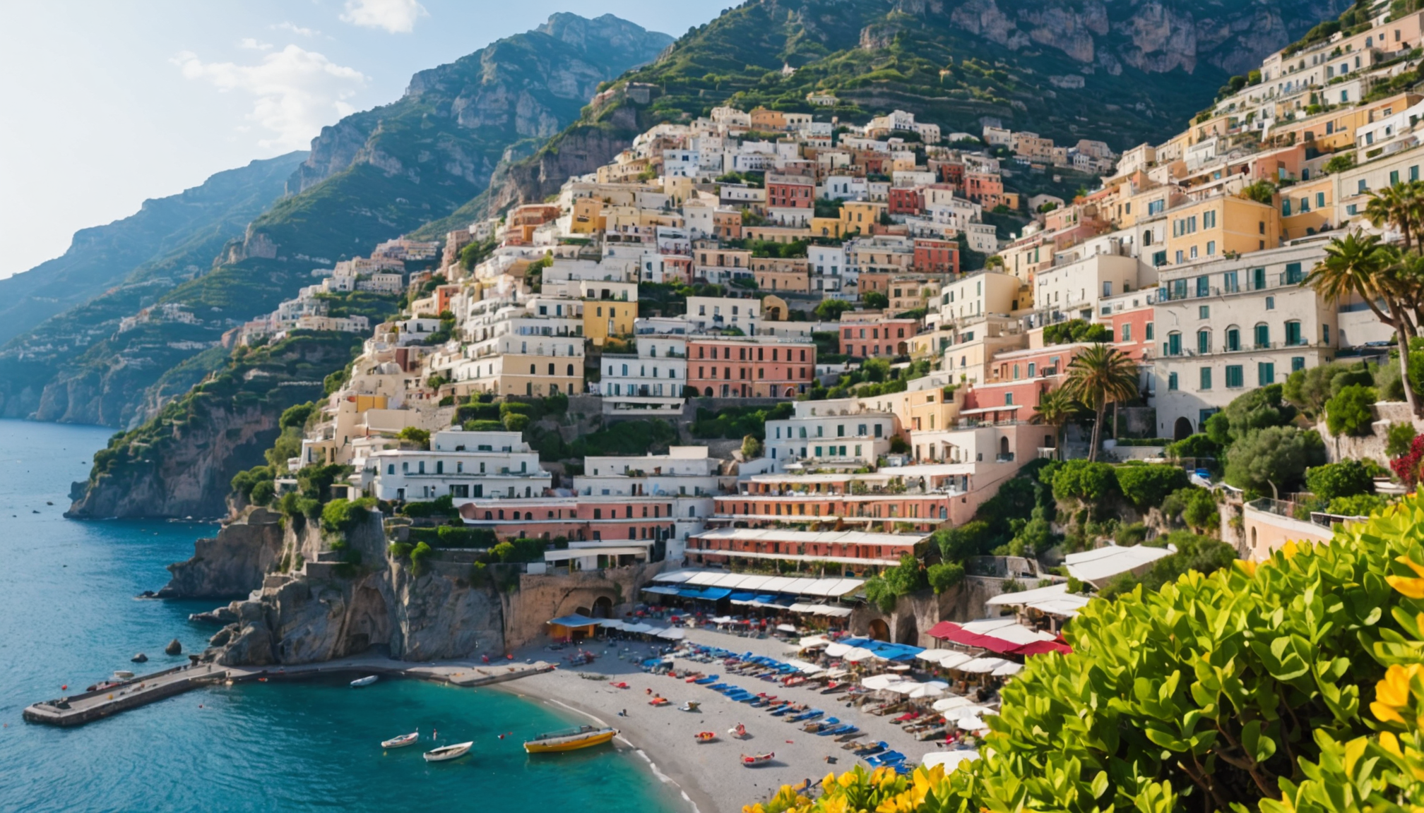 explorez positano, le joyau raffiné de la côte amalfitaine. découvrez ses ruelles colorées, ses plages pittoresques et l’ambiance chic de ce village italien incontournable.