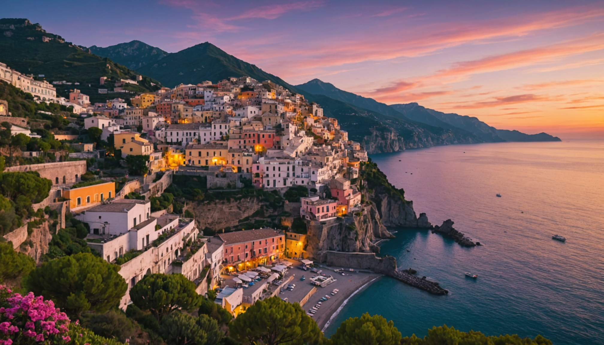 partez à la découverte de praiano, un village pittoresque de la côte amalfitaine, célèbre pour ses couchers de soleil spectaculaires, ses ruelles charmantes et son atmosphère authentique. idéal pour un séjour romantique ou une escapade découverte sur la méditerranée.